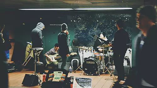 musicians are performing
